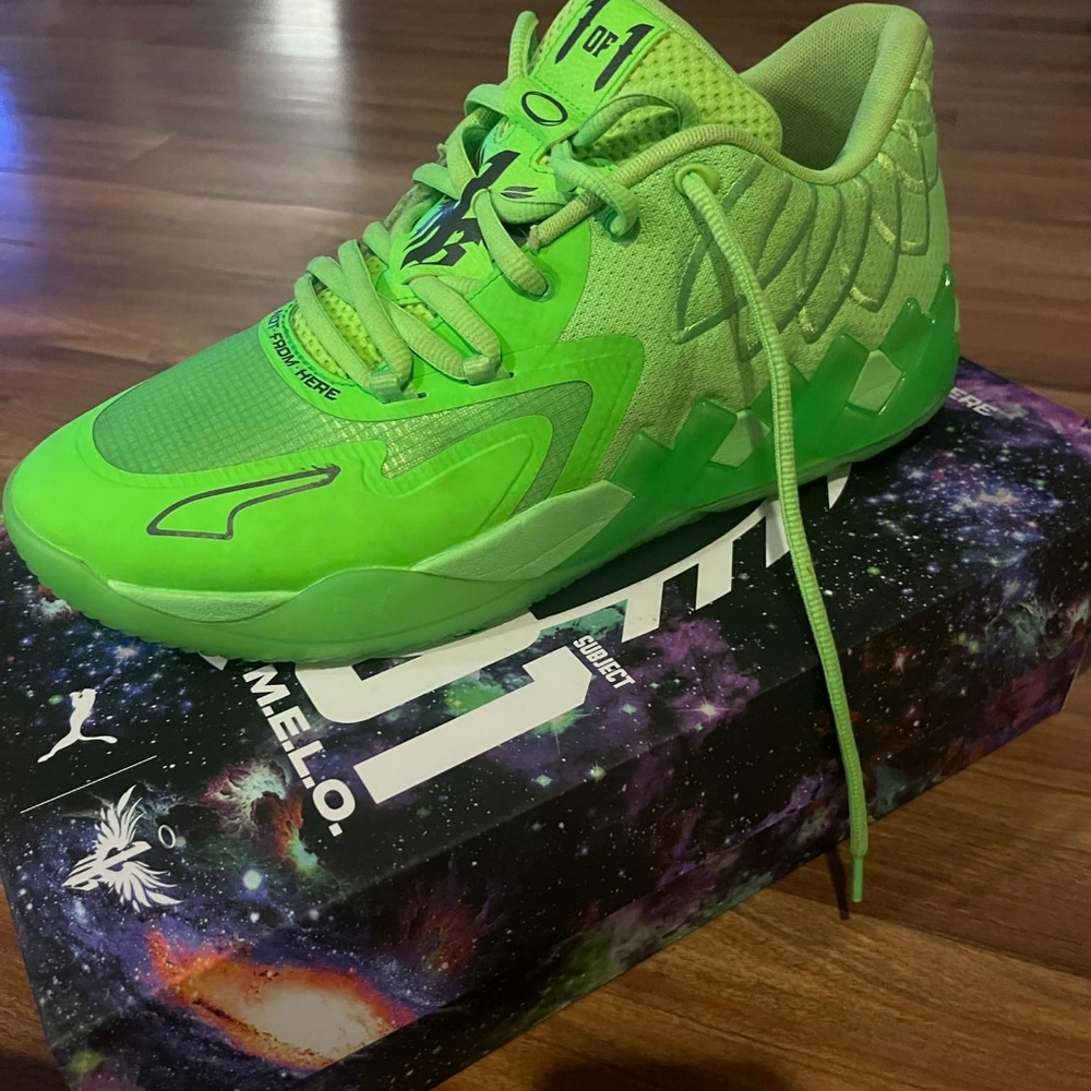 Puma LaMelo Ball MB.01 Lo Green Gecko Size 13 US Men’s